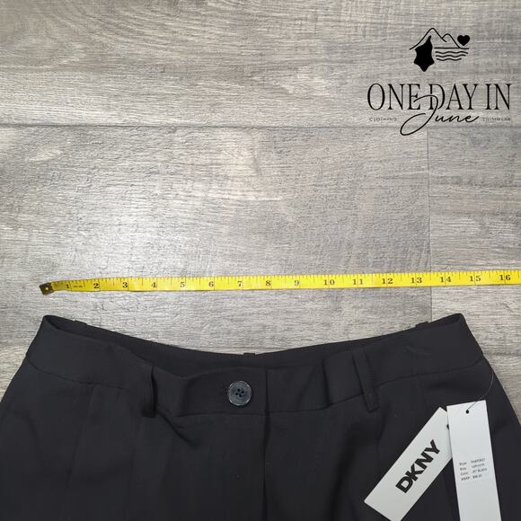 DKNY Petite Wide Leg Trouser Pants Size 10P - Picture 3 of 6